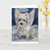 少し天使 カード (黄色い花)