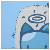 少し天使…小さい悪魔の子猫猫の人形のキット ファブリック (見本)