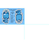 少し天使…小さい悪魔の子猫猫の人形のキット ファブリック (タイル)