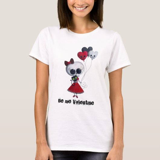 少し失敗の死のバレンタイン Tシャツ (正面)