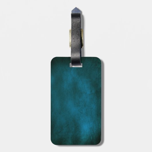 少し失敗の死-ハロウィンの美しい ラゲッジタグ (裏面縦)