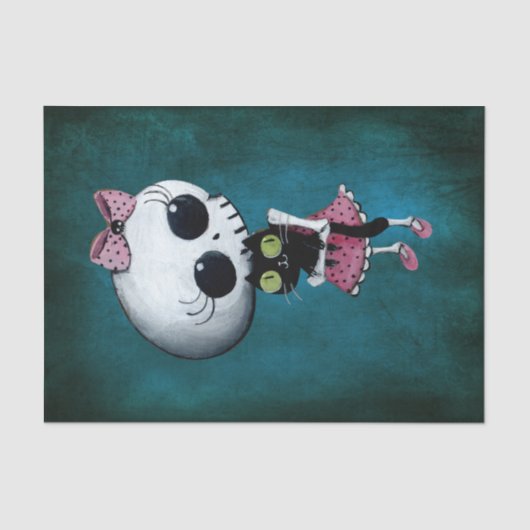 少し失敗の死-ハロウィンの美しい 薄葉紙 (正面)