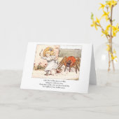 少し失敗Muffett及びくも、挨拶状 カード (黄色い花)