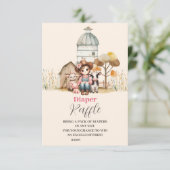 少し女性のカーボーイが行く!おむつラッフル エンクロージャーカード (スタンド正面)