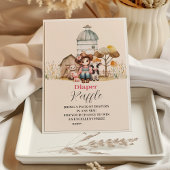 少し女性のカーボーイが行く！おむつラッフル エンクロージャーカード