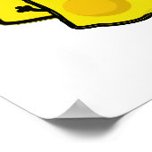 少し安っぽい食べおもしろい物のパン ポスター (角)