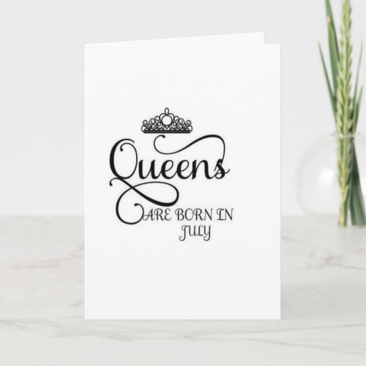 **少し年をとった – もっと素晴らしい* 7月 カード (正面)