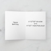 **少し年をとった – もっと素晴らしい* 7月 カード (内部)