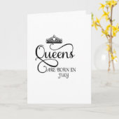 **少し年をとった – もっと素晴らしい* 7月 カード (黄色い花)