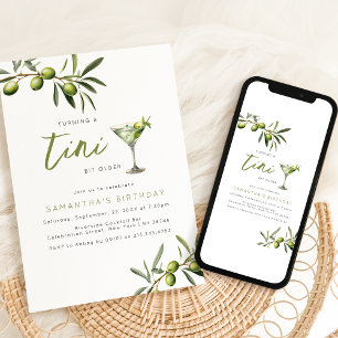 少し年上のティニ   おもしろいマルティーニ誕生日パーティー 招待状