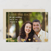 少し愛セーブ・ザ・デート案内 招待状 (正面/裏面)