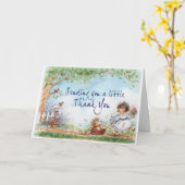 少し感謝 カード (黄色い花)