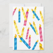 少し振りかける違う招待状 招待状 (裏面)