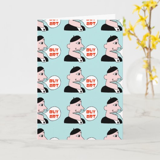 "少し文化"挨拶状得て下さい カード (黄色い花)