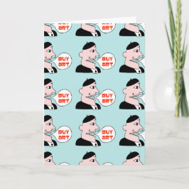 "少し文化"挨拶状得て下さい カード