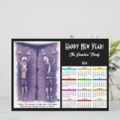 少し新しい年の休日カレンダーカードをライブ シーズンカード (スタンド正面)