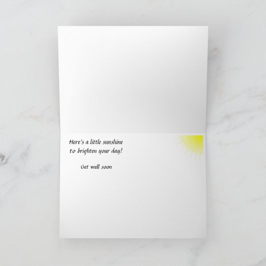 少し日光の挨拶 カード (内部)