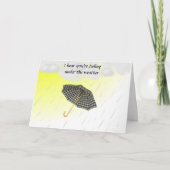 少し日光の挨拶 カード (正面)