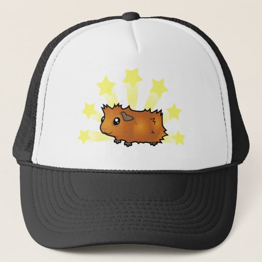 少し星のモルモット(だらしない) キャップ (正面)