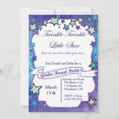 少し星の性が明らかにするきらめき 招待状 (正面)