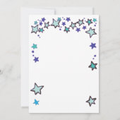 少し星の性が明らかにするきらめき 招待状 (裏面)