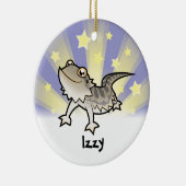 少し星の髭があるドラゴン/Rankinsのドラゴン セラミックオーナメント (右)