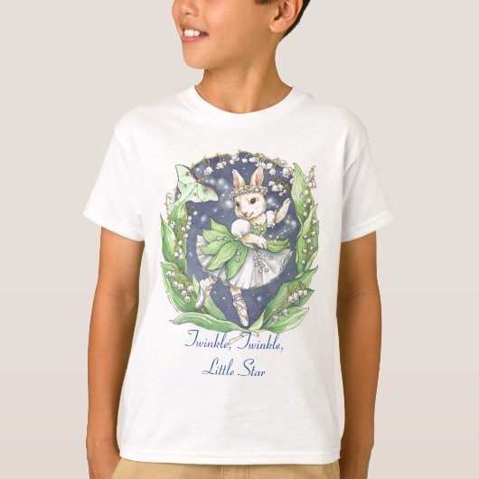 少し星はTシャツをからかいます Tシャツ (正面)