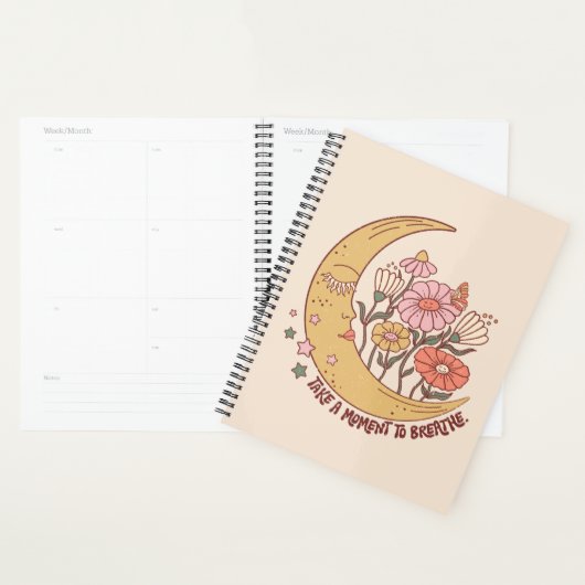 少し時間を取って呼吸する プランナー手帳 (ディスプレー)