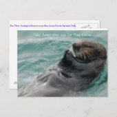 少し時間を取遊れ。 ポストカード (正面/裏面)