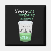 少し気の利いた飲みおもしろい方を悪くする マグネット (正面)