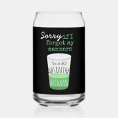 少し気の遠い飲みおもしろいのスローガン ガラス缶 (正面)