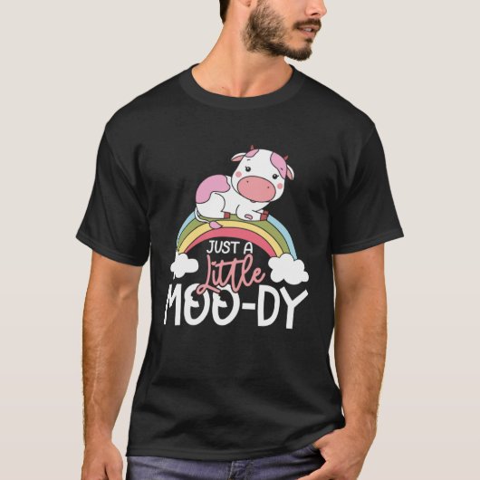 少し気分屋の虹の魔法 Tシャツ (正面)