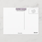 少し水仙の… ポストカード (裏面)