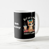 少し混乱、私の不安のロードを最高の行う コーヒーマグカップ (正面右)