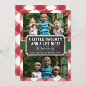 少し無いと素敵な写真のホリデーカード (正面/裏面)