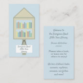 少し無料図書館のカスタムな名刺 名刺 (正面/裏面)