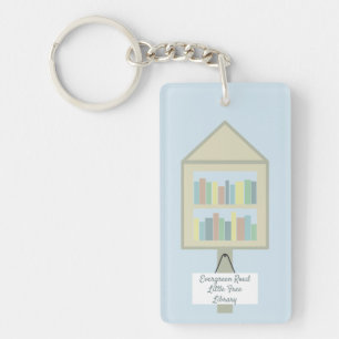 少し無料図書館パーソナライズなKeychain キーホルダー