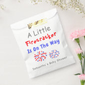 少し爆竹が進んでいる フェイバーバッグ (封をした状態)