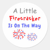 少し爆竹が進んでいる ラウンドシール (正面)