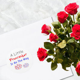 少し爆竹が進んでいる ラウンドシール