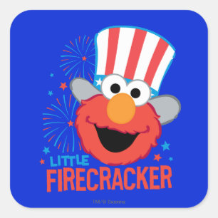 少し爆竹Elmo スクエアシール