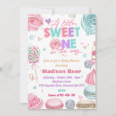 少し甘いものが途中パーティー 招待状 (正面)