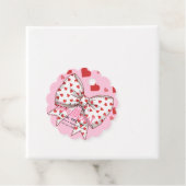 少し甘いコケートの弓のベビーシャワー フェイバータグ (インサイチュ)