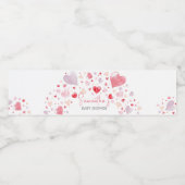 少し甘いバレンタインの赤ちゃんシャワー ペットボトルラベル (シングルラベル)