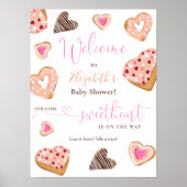 少し甘いバレンタインは赤ちゃんシャワーを贈る ポスター (正面)