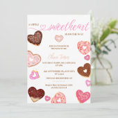 少し甘いバレンタインは赤ちゃんシャワーを贈る 招待状 (スタンド正面)
