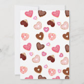 少し甘いバレンタインは赤ちゃんシャワーを贈る 招待状 (裏面)