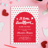 少し甘いバレンタインデーシャワー中立 招待状