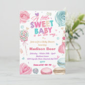 少し甘いベビーが一つの方法パーティー 招待状 (スタンド正面)