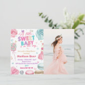 少し甘いベビーはパーティー写真の一つ 招待状 (スタンド正面)
